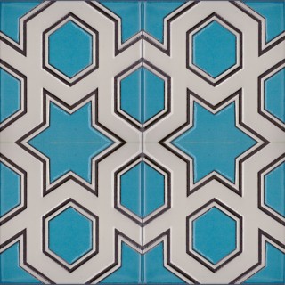 20x20 cm Çini Karo P-98